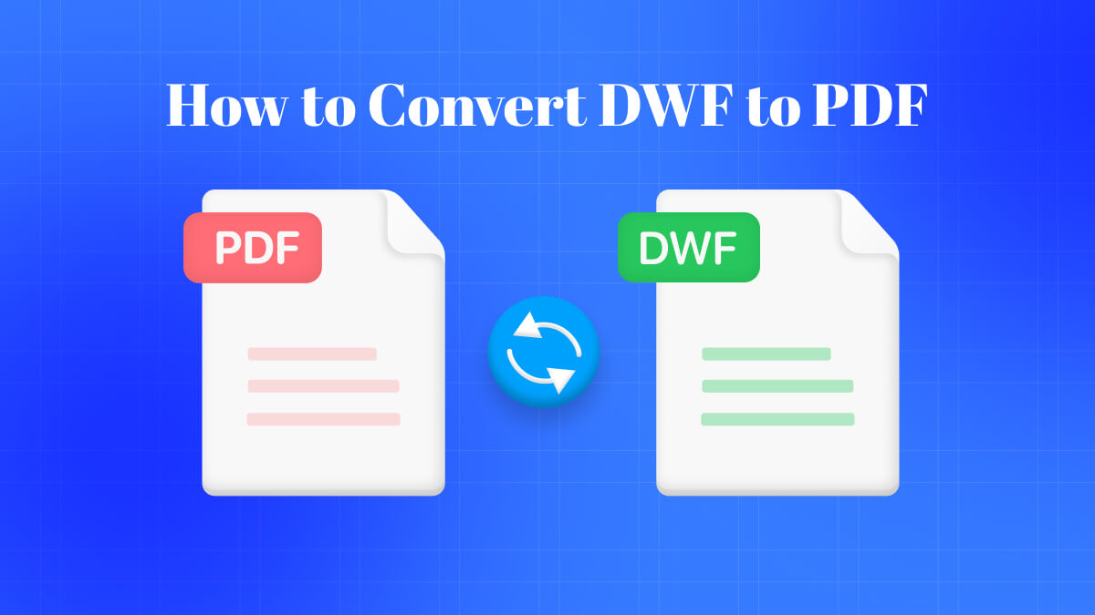 DWF to PDF Conversion